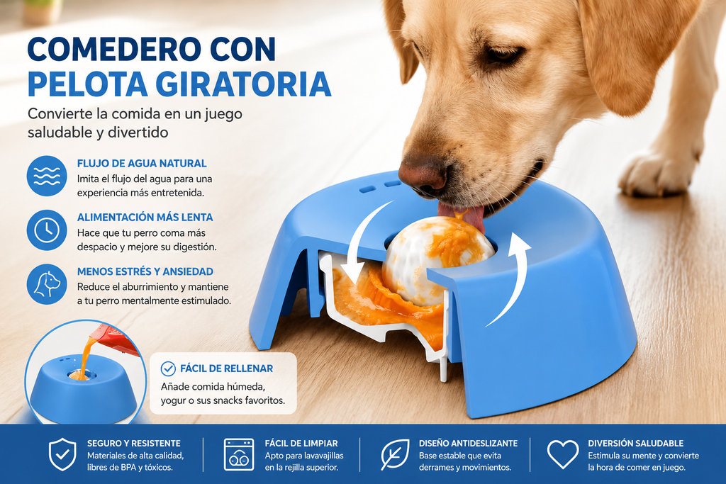 Comedero Antiansiedad para Perros