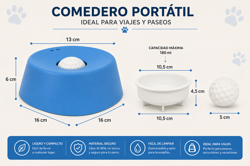 Comedero Antiansiedad para Perros