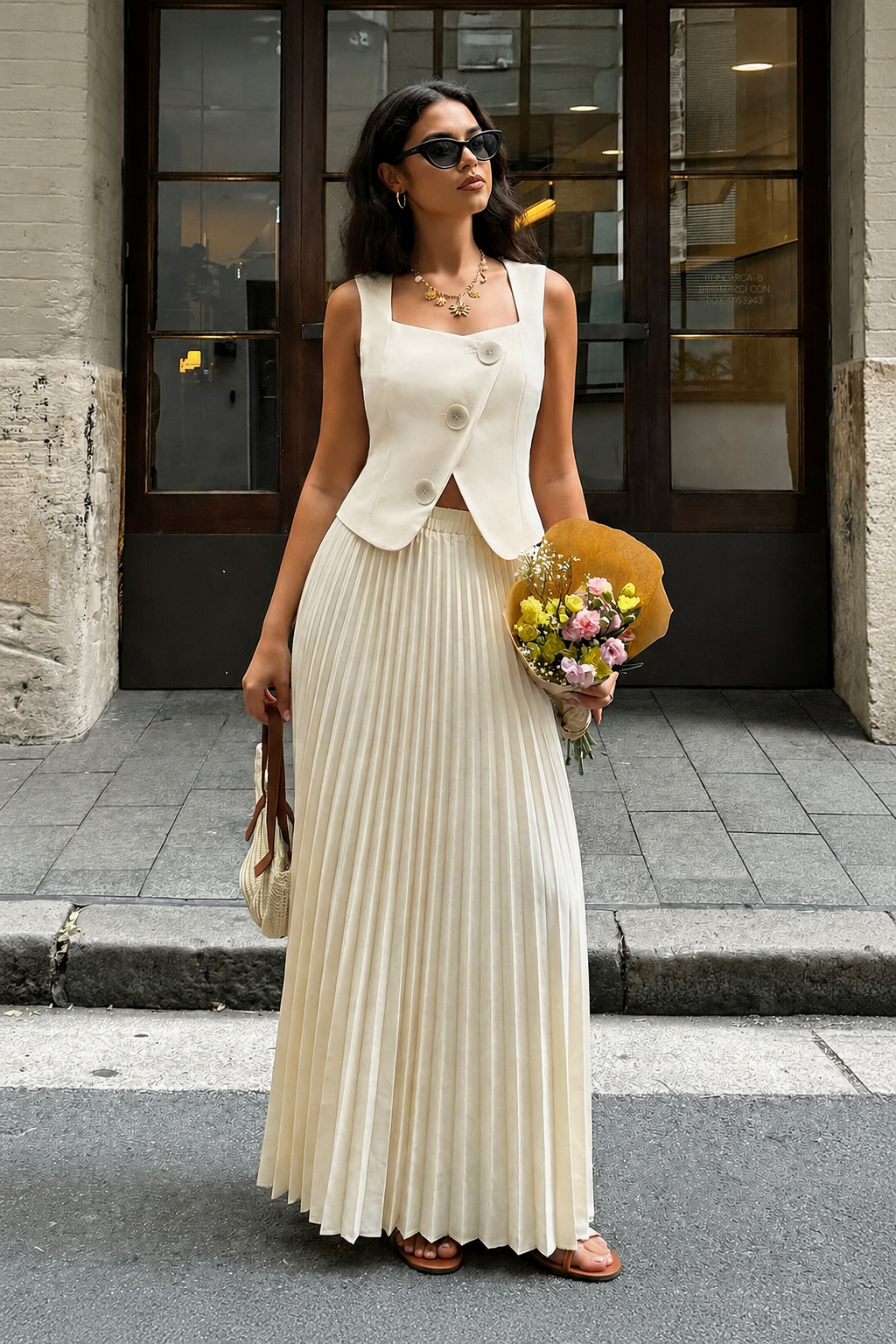 Conjunto Pliegue de Marfil