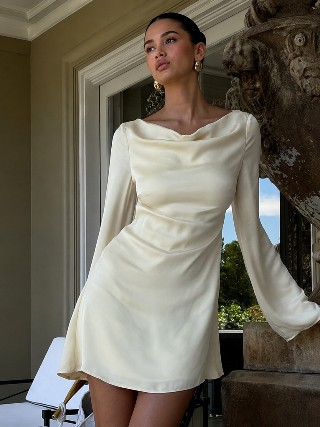 Vestido Mini Marfil