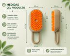 Cepillo Vaporizador 3 en 1 para mascotas